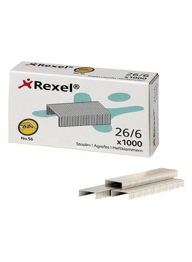 Rexel Staple Pins Silver