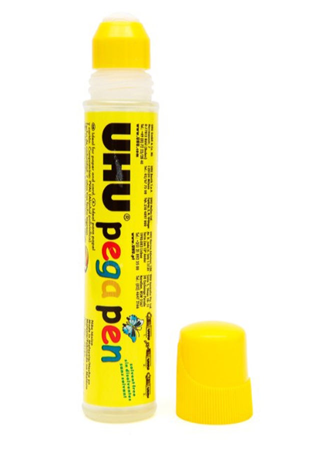 UHU - Pega Pen Liquid Glue Yellow - Image 1