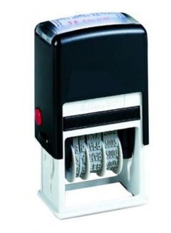 Stamp-Paid With Date Black/White