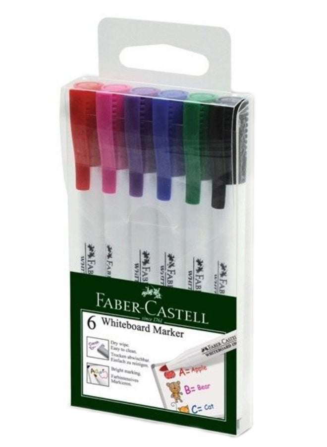 6-Piece White Board Marker Multicolour