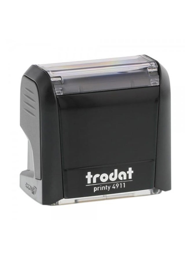 Trodat Entered Print Stamp Black - Image 2