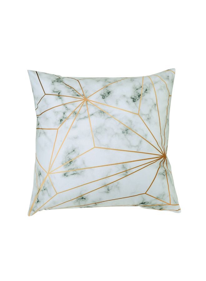 Sharpdo Modern Home Painted Pillowcase White 45 x 45cm - Image 1