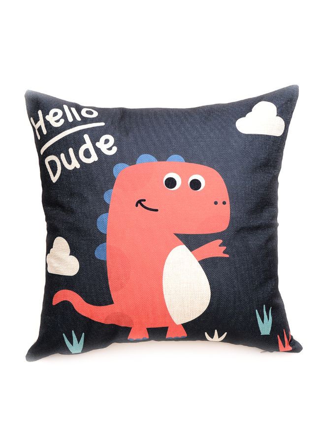 شاربدو غطاء وسادة مطبوعة من مودرن هوم أسود 45 x 45Ø³Ù†ØªÙŠÙ…ØªØ± - Image 1