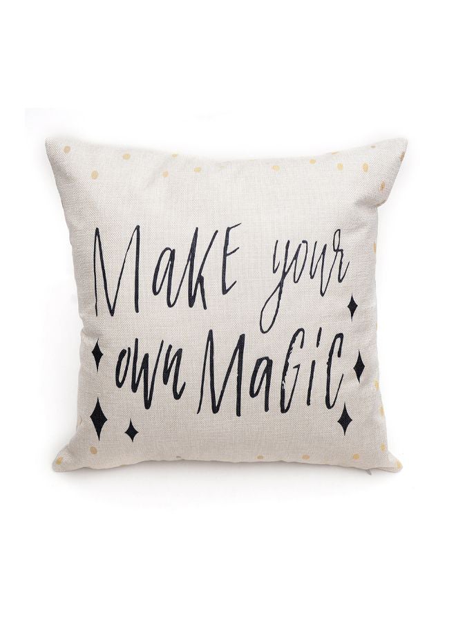 Sharpdo Make Your Own Magic Printed Cushion Cover Multicolor 45 x 45cm - Image 1