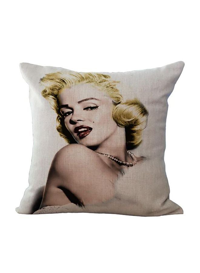 Sharpdo - Home Minimalist Pattern Pillowcase Beige 45 x 45cm - Image 1