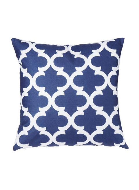 Modern Home Painted Throw Pillow Case Cushion Cover Blue/White 45 x 45cm