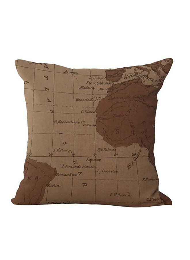 Sharpdo Home Minimalist Pattern Pillowcase Brown 45 x 45cm  - Image 1
