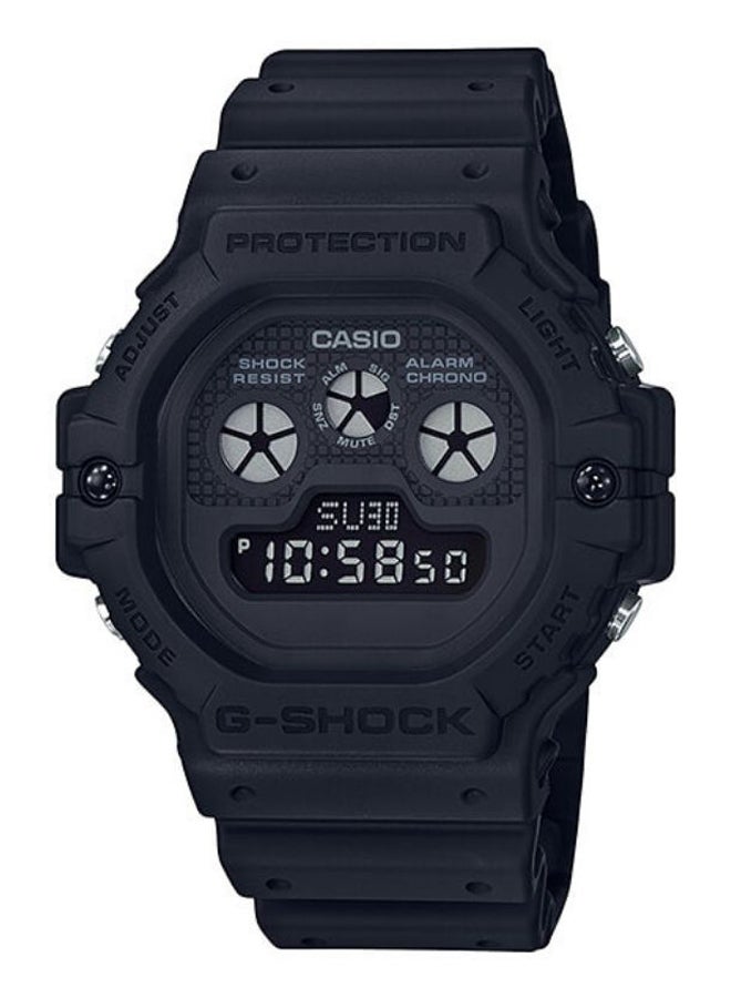 G-SHOCK Men's Octagon Shape Resin Band Digital Wrist Watch 45 mm - Black - DW-5900BB-1DR - Image 1