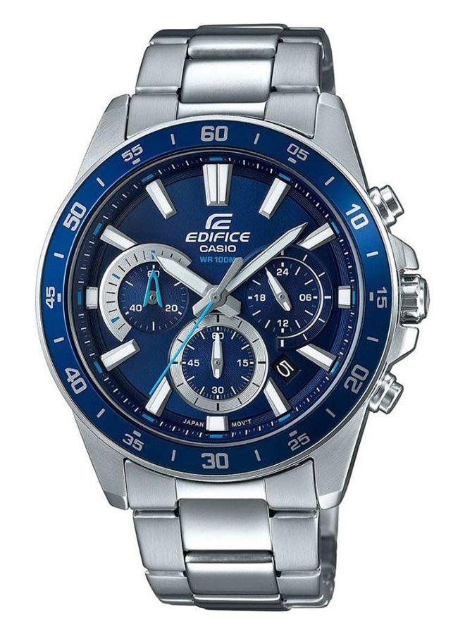 CASIO Men's Edifice Chronograph Watch EFV-570D-2AVUDF - 49 mm - Silver - Image 1