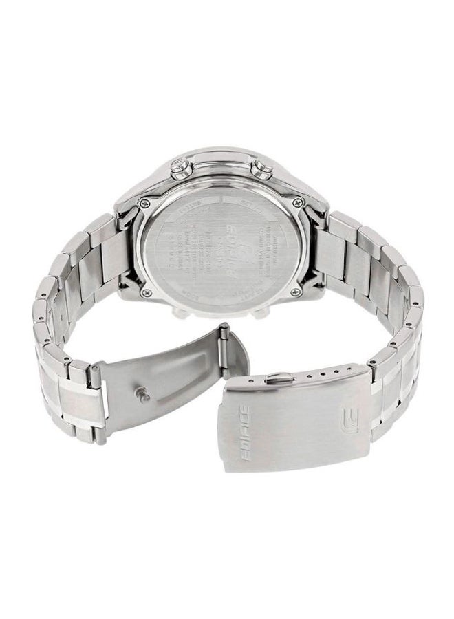 CASIO - Men's Edifice Analog-Digital Watch EFV-C100D-1AVDF - 52 mm - Silver - Image 1