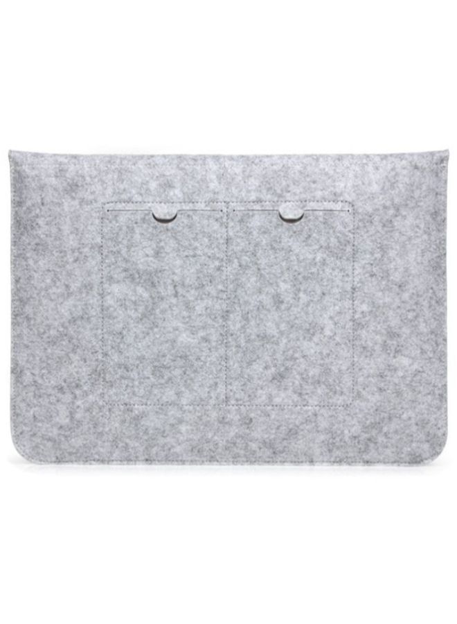 Anti Scratch Soft Sleeve Bag Case For Apple MacBook Air Pro Grey - Image 2