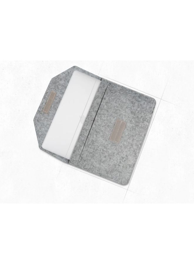 Anti Scratch Soft Sleeve Bag Case For Apple MacBook Air Pro Grey - Image 3