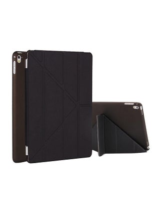 Leather Magnetic Front And Back Case Cover For Apple iPad Pro 9.7-inch Black - v1554877054/N23122207A_1