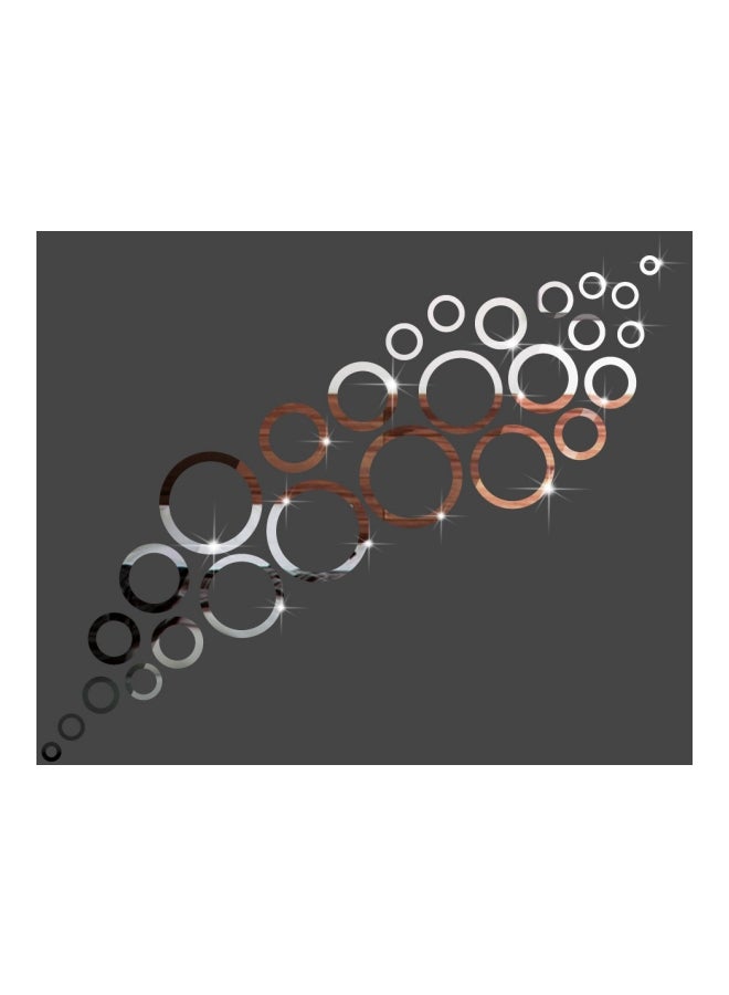 شاربدو ملصق حائط مزخرف فضي 35x70سم - Image 3