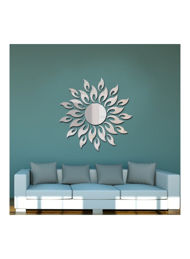 Sharpdo Decorative Wall Art Sticker Silver 50 x 50cm - Image 2