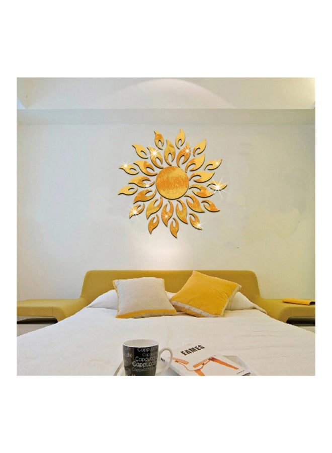 Sharpdo Decorative Wall Art Sticker Gold 50 x 50cm - Image 2