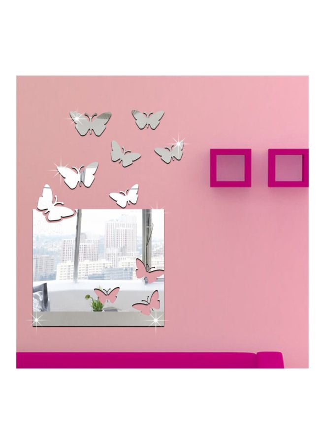 شاربدو ملصق جداري فني للزينة فضي 43 x 28سم - Image 2