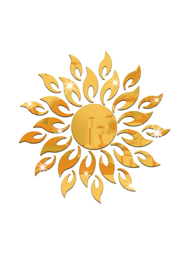 Sharpdo Decorative Wall Art Sticker Gold 50 x 50cm - Image 1