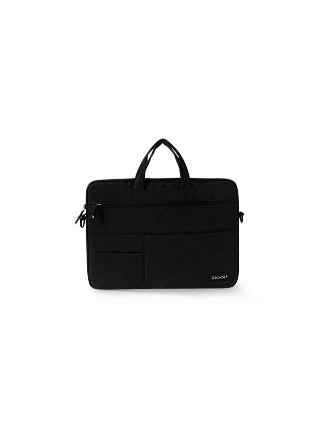 Okade Nylon Soft Sleeve Laptop Case Bag For Apple MacBook Black  - Image 2