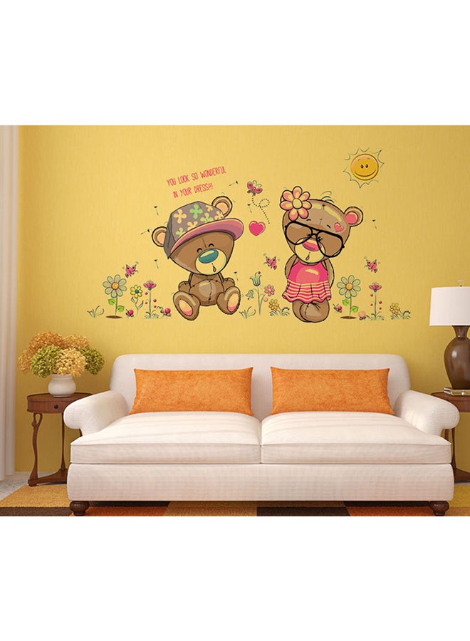 Sharpdo Fresh and Aesthetic Art Wall Sticking Multicolour 18x18cm