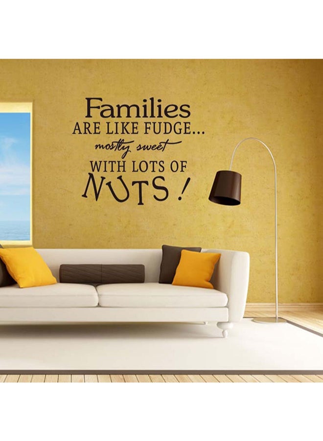 Sharpdo Encouraging Word Art Wall Sticking Black 18x18cm