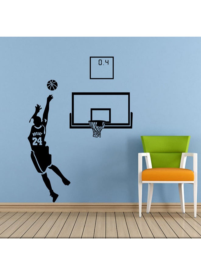 شاربدو ملصق جداري فني للزينة أسود - Image 2