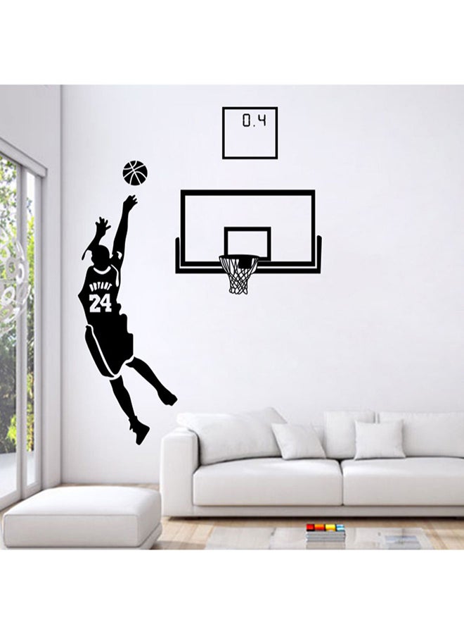 شاربدو ملصق جداري فني للزينة أسود - Image 1