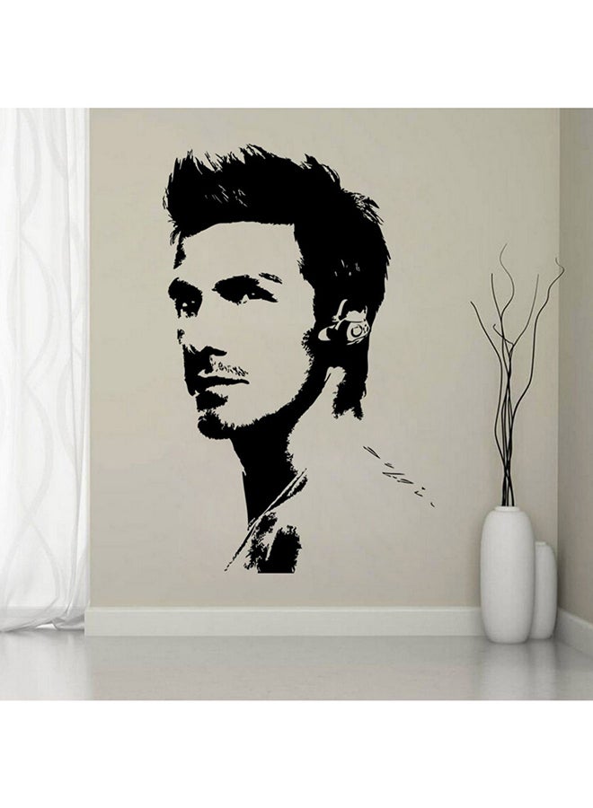 Sharpdo Decorative Celebrity Wall Sticker Black 18 x 18cm