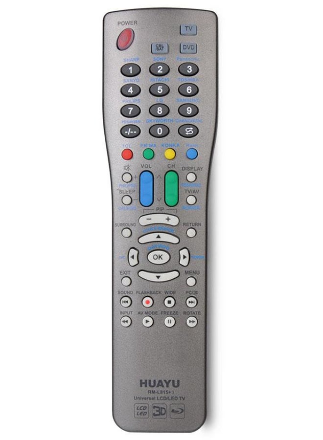 Huayu Universal Remote Control For LED/LCD/TVs Sony LG Samsung Hisense Grey - Image 2