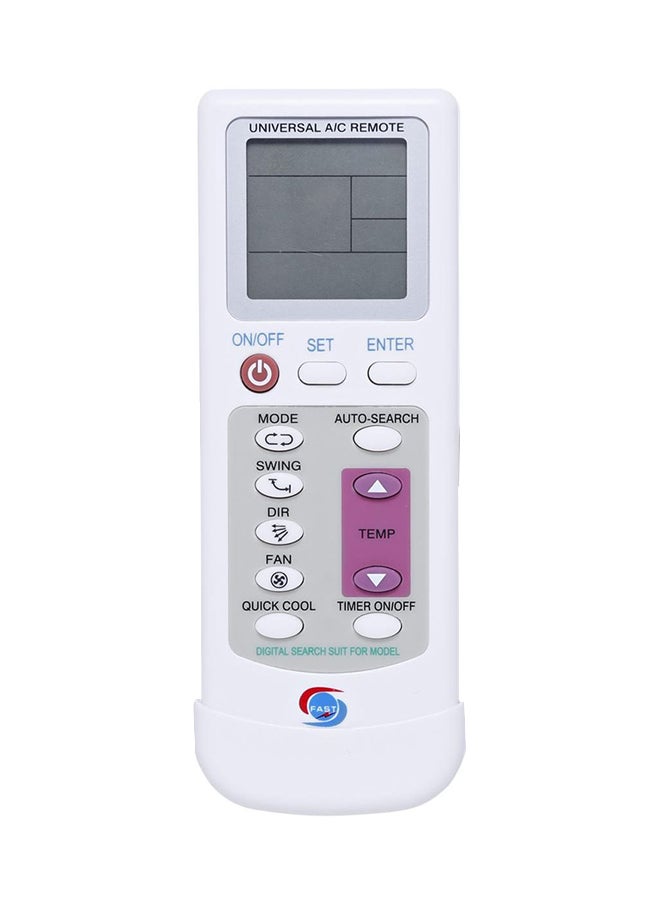 FAST Universal Remote Control For Air-Conditioner White  - Image 1