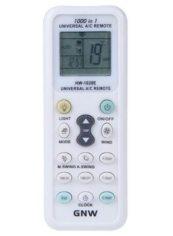 GNW - Remote Control For Air-Conditioner White - Image 1
