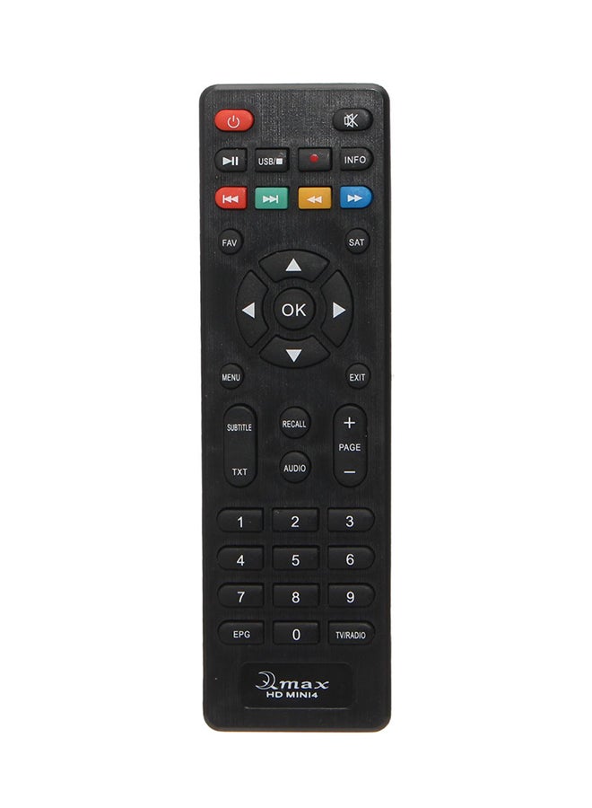 Remote Control For Qmax HD Mini 4 Receiver Black - Image 1