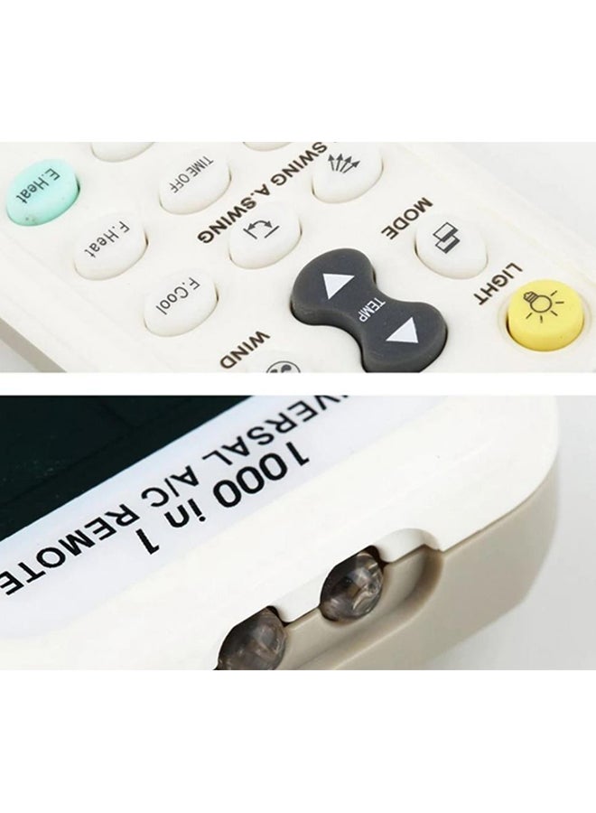 Universal Remote Control For Air-Conditioner White  - Image 2