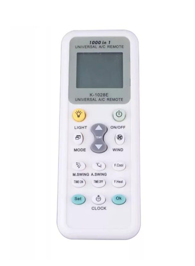 Universal Remote Control For Air-Conditioner White  - Image 1