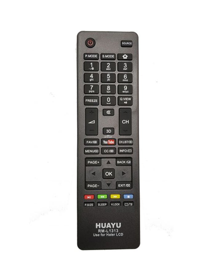 Huayu Universal Remote Control For Haier Smart And Normal TV Black