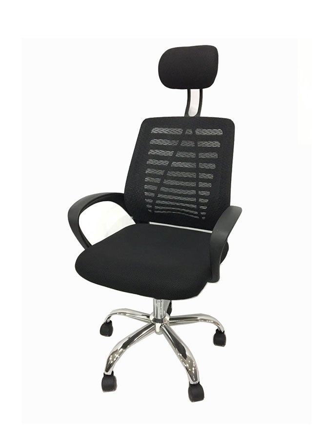 Shining Rose For Office Furniture - Office Chair Stainless Steel Black 50 X 130 X 50cm - Image 1