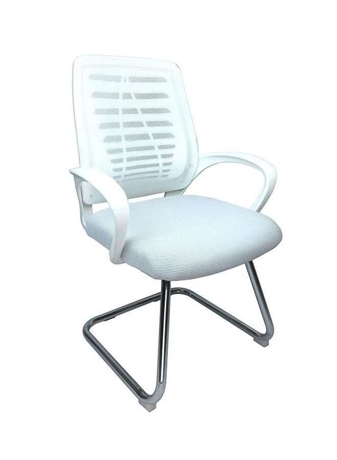 Shining Rose For Office Furniture Mesh Comfortable Office Chair with Metal Leg White 50 X 110 X 50cm 