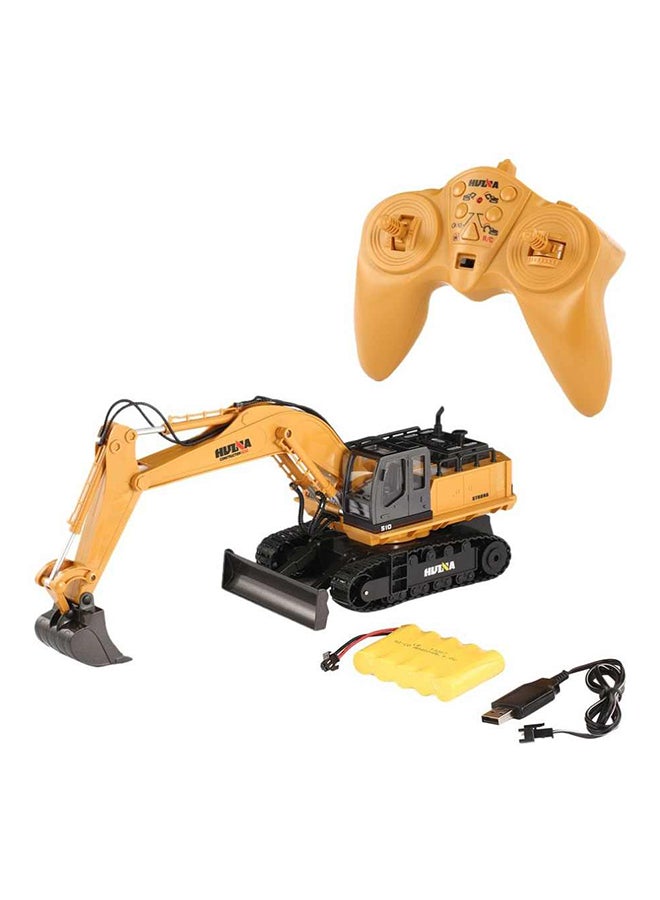 HAPPY TOYS - 11Ch Electronic Excavator Heavy Machinery Rc Car Truck 1550 - Image 1