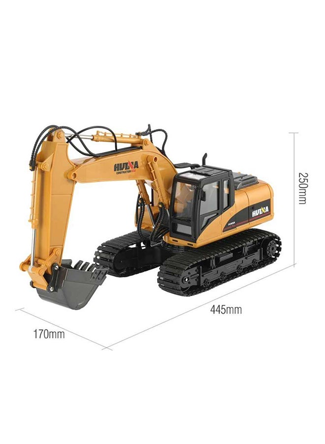 HAPPY TOYS - 11Ch Electronic Excavator Heavy Machinery Rc Car Truck 1550 - Image 1