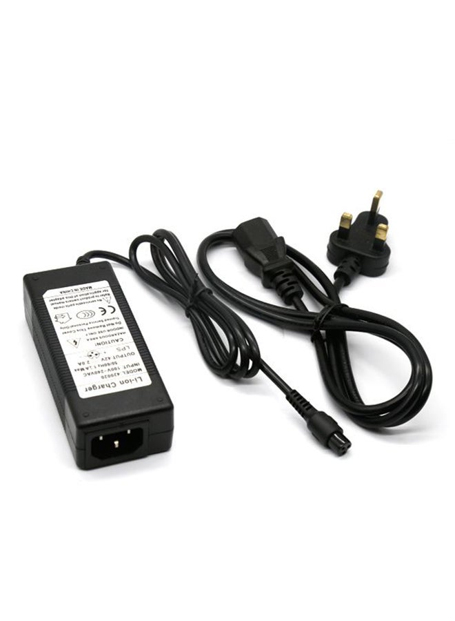 سمارت سكوتر سكوتر كهربائي ذكي بعجلتين ذاتي التوازن بتصميم هوفر بورد أسود - Image 2