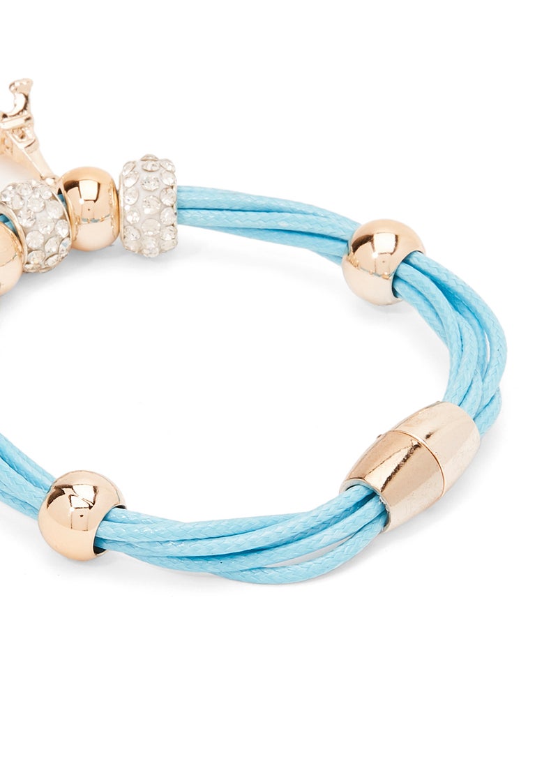 Shining Jewel - Pandora style Eiffel Tower Charm Bracelet - Image 1