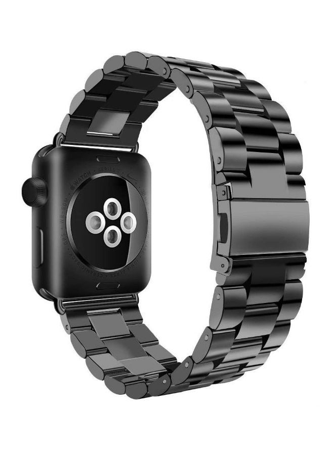 365dealz Replacement Band For Apple Watch Series 4/3/2/1 38mm Black  - Image 2