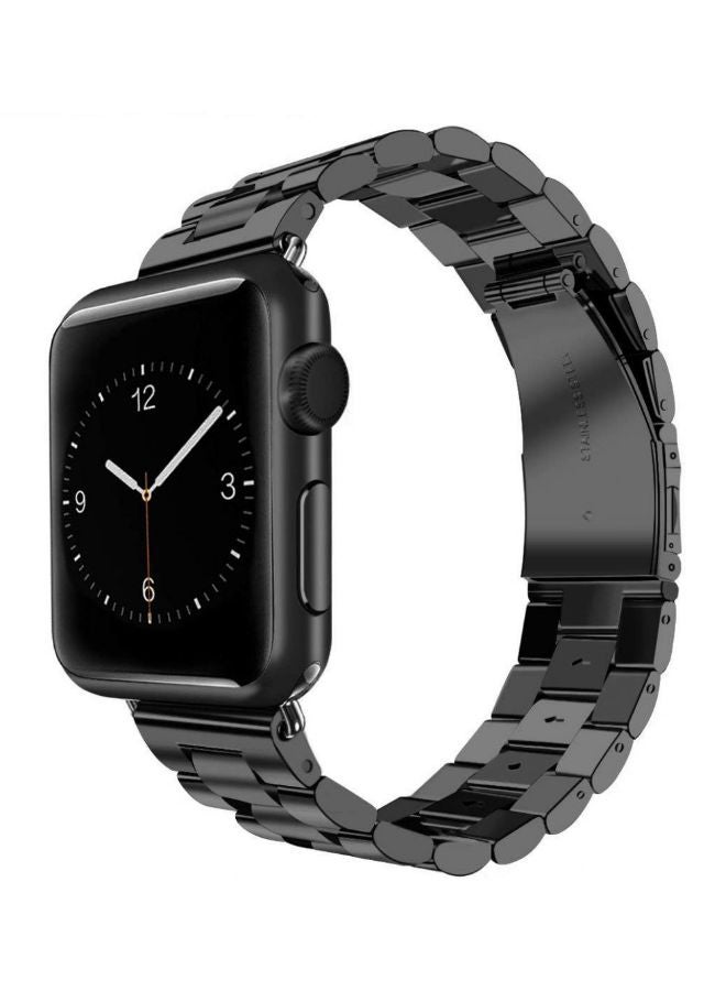 365dealz Replacement Band For Apple Watch Series 4/3/2/1 38mm Black  - Image 3