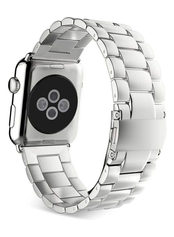 365dealz - Replacement Band For Apple Watch Series 3/2/1 Silver - Image 1