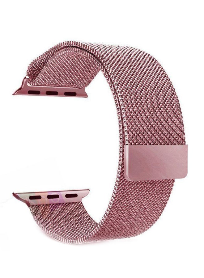 365dealz Replacement Stainless Steel Band For Apple Watch Series 3/2/1 Rose Gold