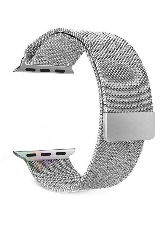 365dealz - Replacement Band For Apple Watch Series 3/2/1 Silver - Image 1