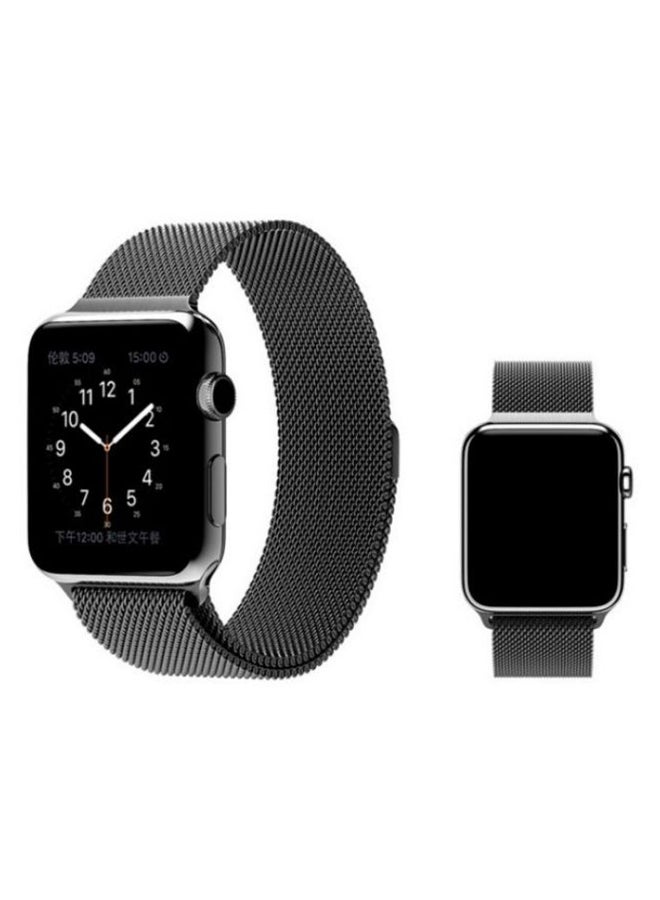 365dealz Replacement Band For Apple Watch Series 3/2/1 42mm Black  - Image 1
