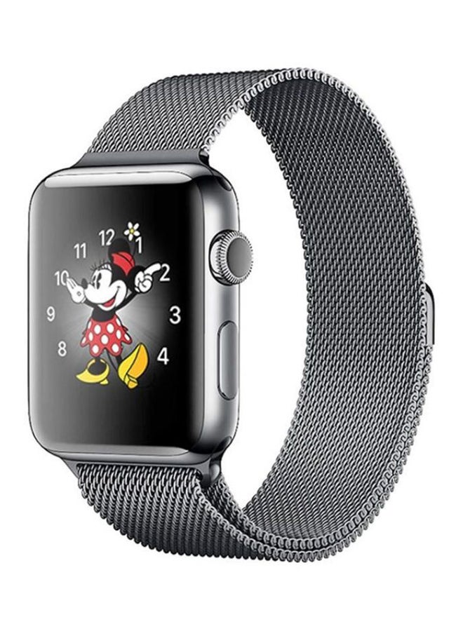 365dealz - Stainless Steel Replacement Band For Apple Smartwatch 44 mm Black - Image 1