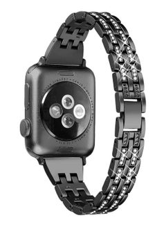 Replacement Strap For Apple Watch Series 4/3/2/1 42-44mm Black/Clear