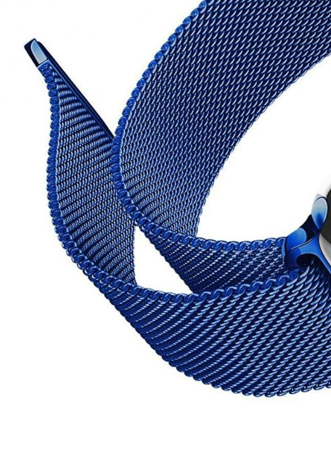 365dealz Replacement Stainless Steel Band For Apple Watch 1/2/3/4 42/44mm Blue  - Image 2